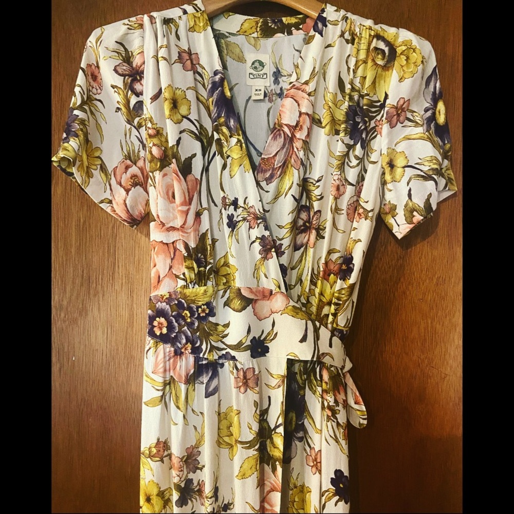 Anthropologie Floral Maxi Dress